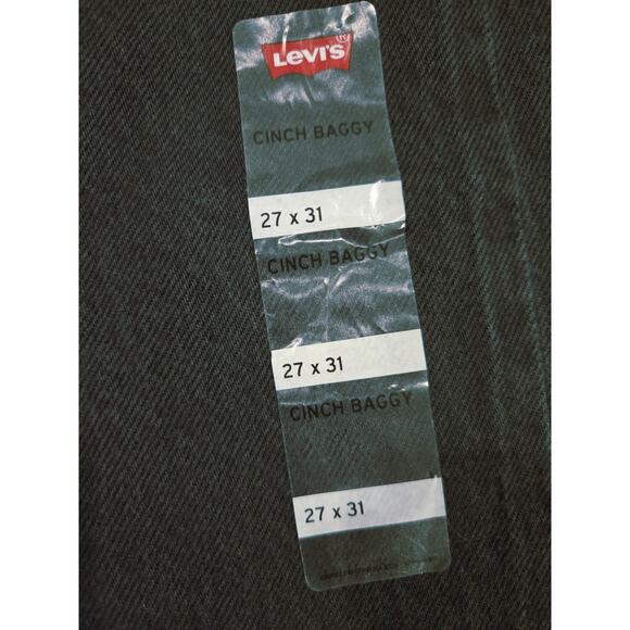 NWT Levi's  Women's Cinch Waist  Baggy Jeans Black Size 27 x 31 - Picture 4 of 10